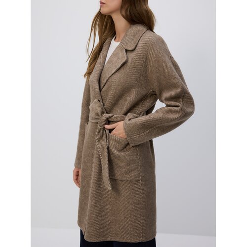 Reserved LADIES` COAT - smeđesivo Cijene