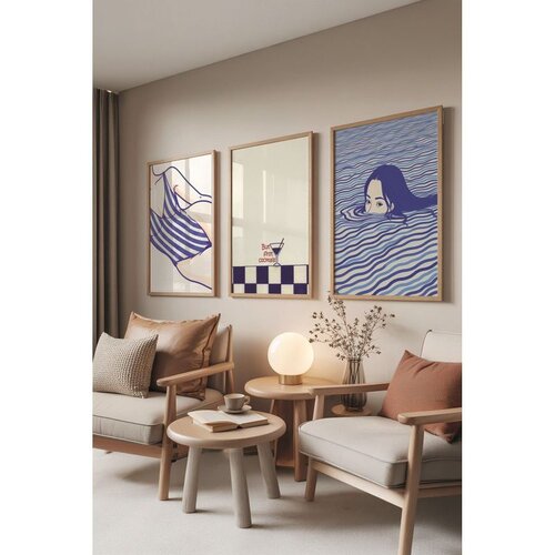 WALLXPERT &Ccedil;-300834 - 5070 vi&scaron;enamenski dekorativni set slika (3 komada) Cene