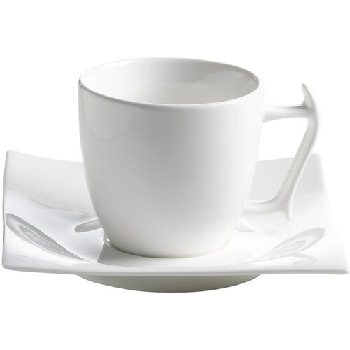Maxwell williams Bela porcelanasta skodelica s podstavkom Motion, 200 ml Cene