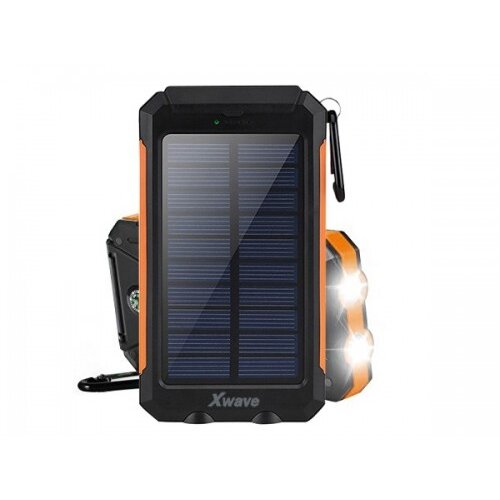 X Wave power Bank 8000mAh Xwavw Camp L 80 black-orange solarni punjač i LED svetlo 023305 Slike