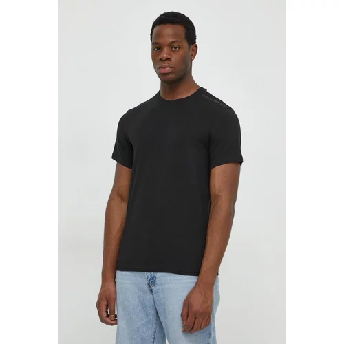 Karl Lagerfeld Kratka majica 2-pack moški, črna barva