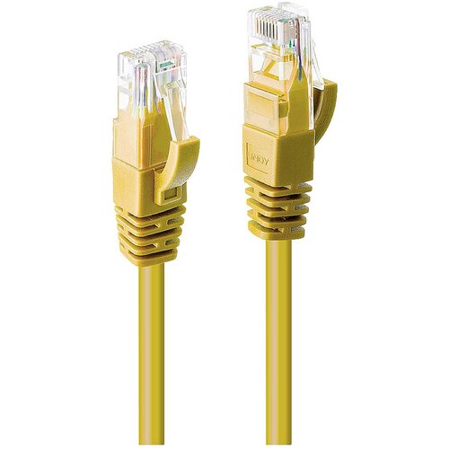 Lindy 48067 RJ45 omrežni kabel\, Patch kabel CAT 6 U/UTP 10.00 m rumena 1 kos, (20419756) Cene