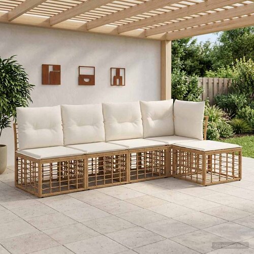  Set vanjskih sofa Prirodna Poliester Cene
