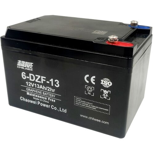 Baterija (akumulator) CHILWEE 12V/13Ah Black Gold Series za elektro bicikl Slike