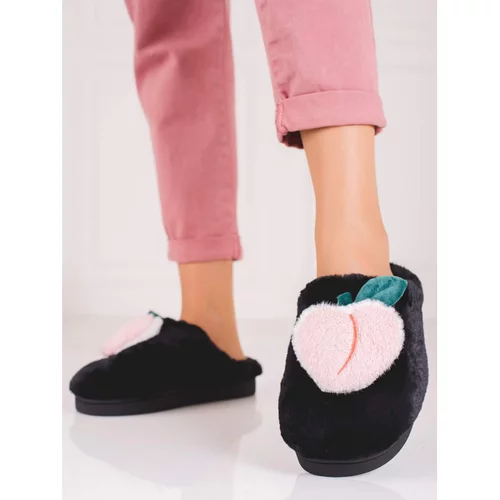 SHELOVET Soft slippers for women black