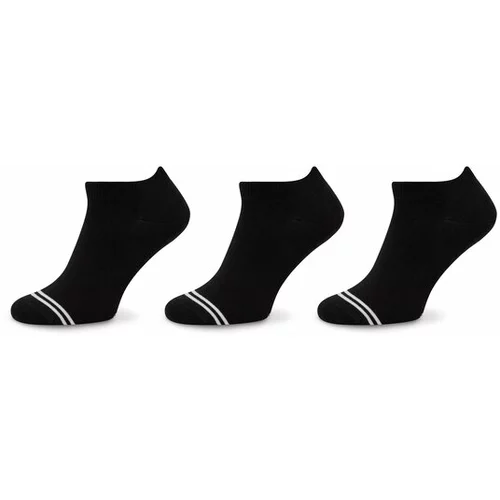 PepeJeans Set 3 parov moških nizkih nogavic PMU30044 Črna