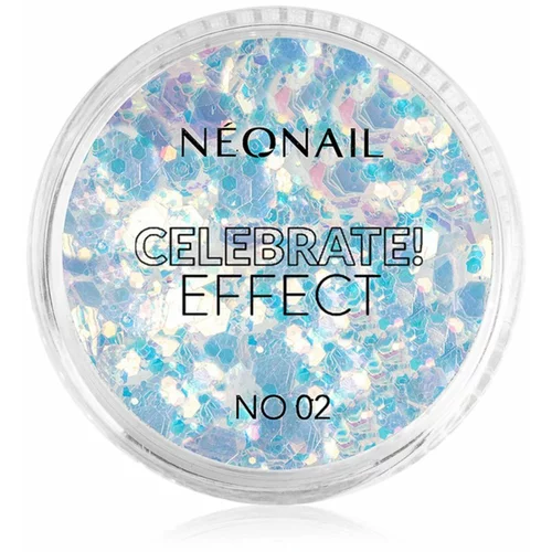 NeoNail Celebrate! Effect bleščice za nohte odtenek 02 2 g