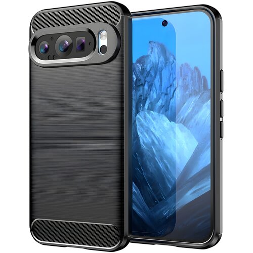 Techsuit Futrola Carbon Shield TPU za Google Pixel 9 Pro - Crna Cijene