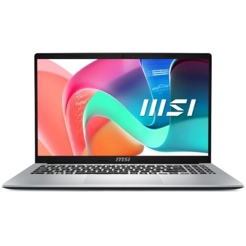 MSI Prenosnik Modern 15 F1MG-652XHR Intel Core 7 / 16GB / 512GB SSD / 15.6&amp;quot; FHD IPS-level / Intel Graphics / Windows 11 Home / srebrni Slike