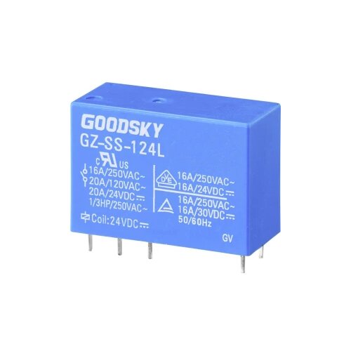 GoodSky GZ-SS-124L relej za tiskane pločice 24 V/DC 20 A 1 prebacivanje 1 St. Tube Cijene