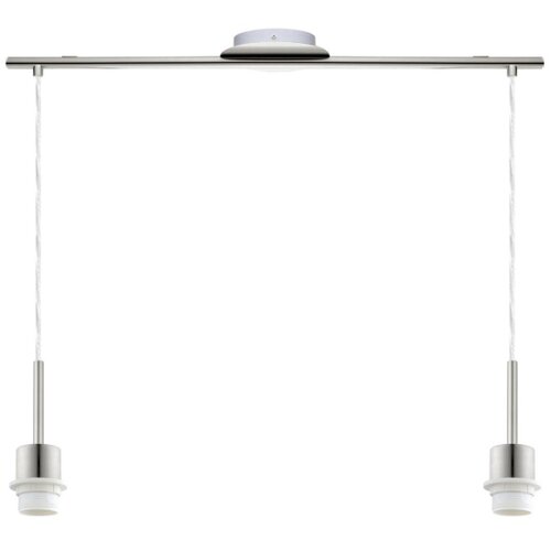 Brilagi LED luster na sajli NUBILA 2xE27/60W/230V svetlo siva Slike