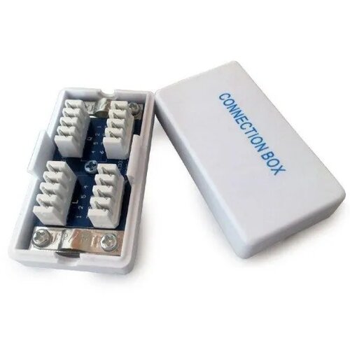 Gembird NCA-LSAS6-01 Cat. 6 LAN coupler, LSA (Krone), shielded (silver color) Cene