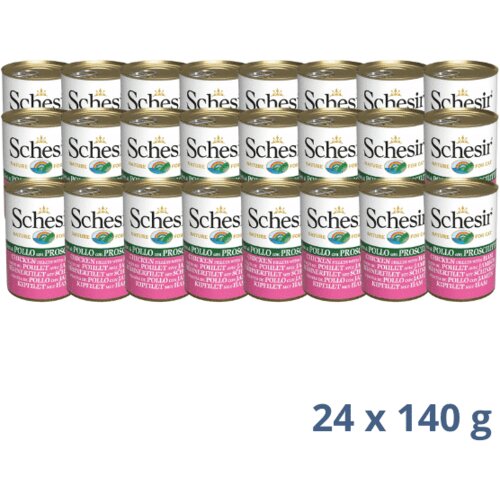 Schesir cat - piletina i šunka u želeu konzerva - 3.4 kg Cene