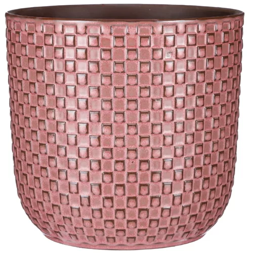 V Okrasni cvetlični lonec Daan (Ø 21,5 x v 20 cm, keramika, roza)