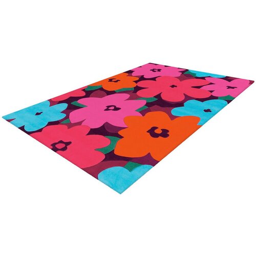 Lesnina XXXL RAVNO TKANA PREPROGA 140/200 cm taftano večbarvno, pink Slike