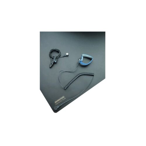 Bernstein Tools ESD stolna prostirka u setu, crne boje (D x Š) 800 mm x 600 mm Bernstein 9-360 uklj. kabel za za uzemljenje, uklj. remen za zape Cijene