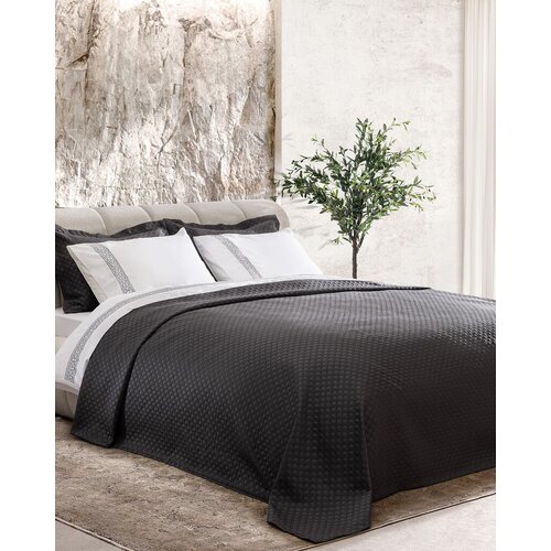 Madame coco Set posteljine Somme, 200x220cm, 7 delova, Tamnosivi Cene