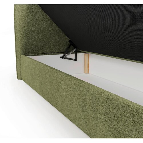 Chameo POSTELJA Z VZMETNICO 160 cm x 200 cm , tekstil zelena Slike
