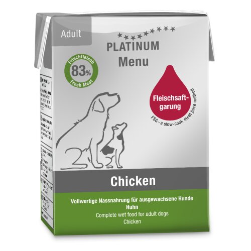 Platinum dog menu piletina 375 g Cene