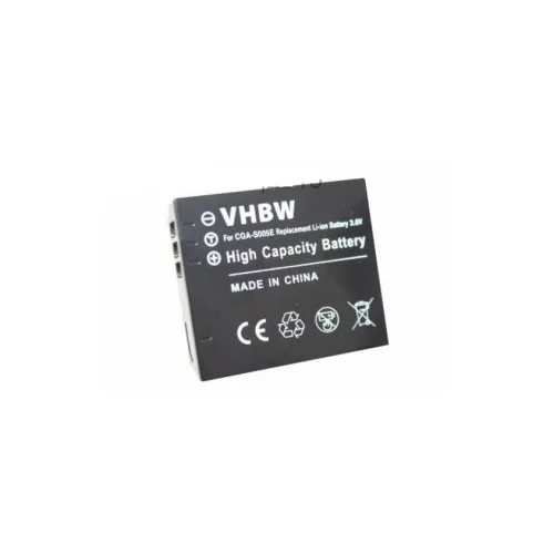 VHBW baterija CGA-S005 za panasonic lumix DMC-FC01 / DMC-FX8 / DMC-LX1, 750 mah kompatibilnost s originalnom baterijom