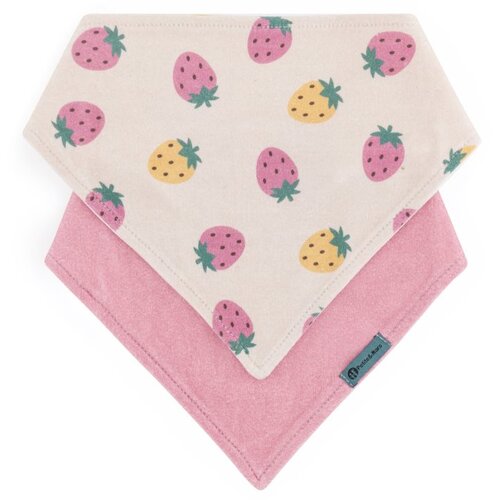 Petite&Mars Bandana Luke 3m+ slinček Beige Strawberies&Dusty Rose 2 kos Cene