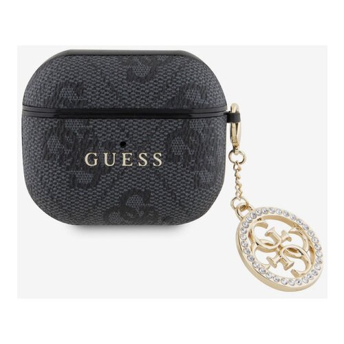 Guess 4G Script PC/PU Charm Pouzdro pro AirPods 3 Black Ovitek Vijolična Cene