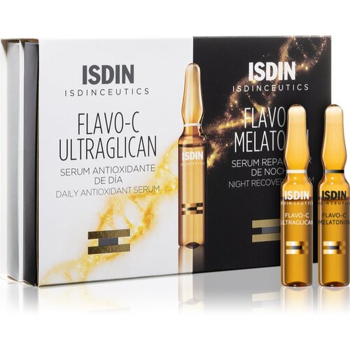 ISDIN ceutics Flavo-C serum za obraz za dan in noč 20 x 2 ml Cene