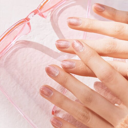 OHORA Semi Cured Gel Nail Strips N Hello Sunrise nalepke za nohte odtenek ND-447 1 kos Slike