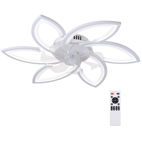  Brilagi-LED prigu&amp;scaron;iva svetiljka sa ventilatorom LED/50W/230V 3000-6500K bela + daljinski upravljač Slike