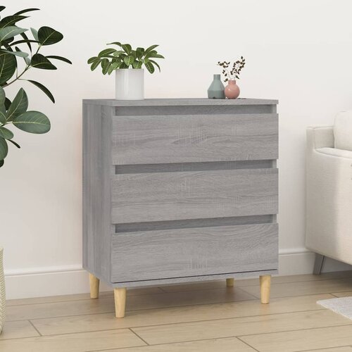The Living Store Komoda siva sonoma 60x35x70 cm inženirski les - Komoda, (21663653) Slike