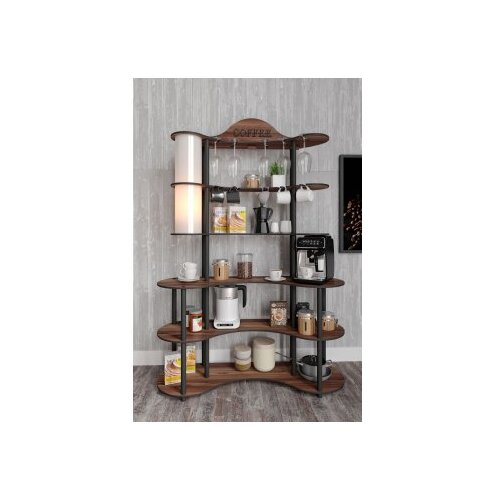 Hanah home coffee stand polica brew bliss walnut (282PTR1314) Slike