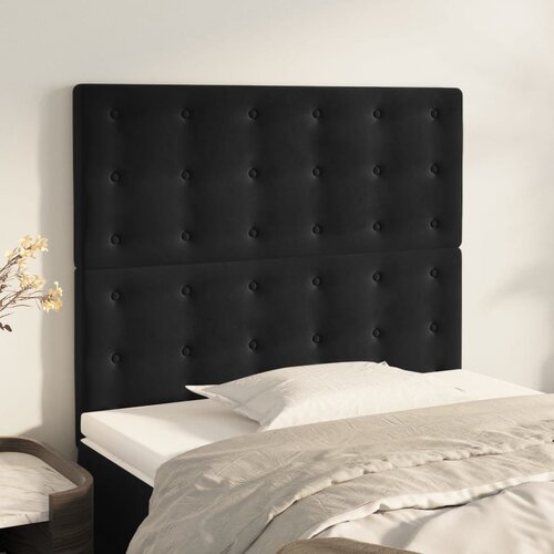  Uzglavlje Crno 90x5x118/128 cm Bar&scaron;unasto Cijene