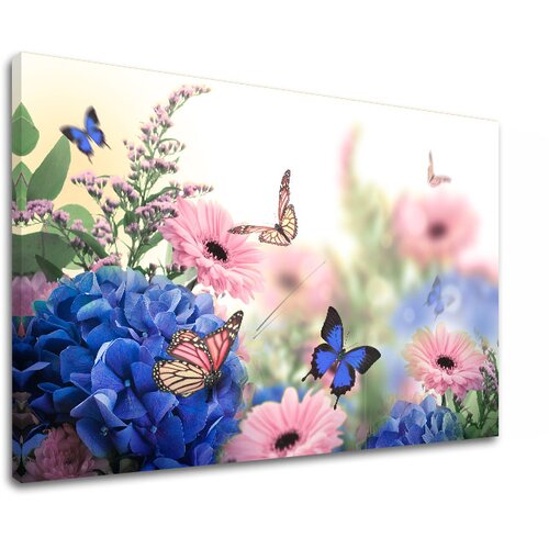  Slike  na platnu roze CVEĆE_153-11 (moderne slike na platnu) Cene