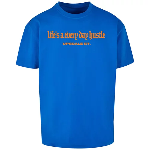 MT Upscale Majica 'Hustle' pijesak / kobalt plava / svijetloljubičasta / narančasta / crna
