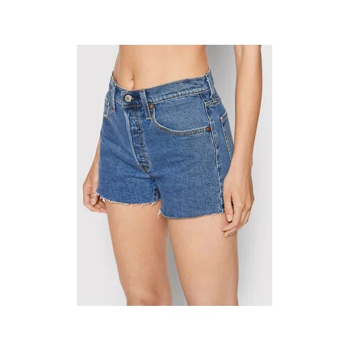 Levi's Jeans kratke hlače 501® 56327-0242 Modra Slim Fit