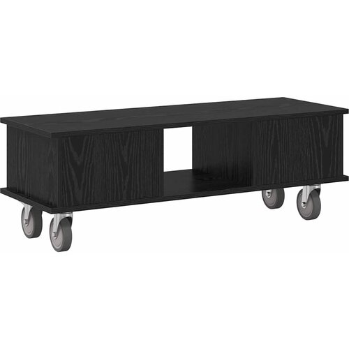  stalak Crni hrast 100 x 35 x 35 cm Konstruirano drvo Slike