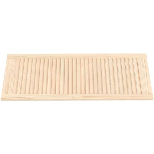  Vrata za omarico z letvicami 2 kosa 99,3x39,4 cm trdna borovina, (21412662) Slike