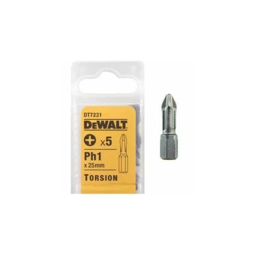 Dewalt odvijač PH1 25 torsion 5 kom Cene