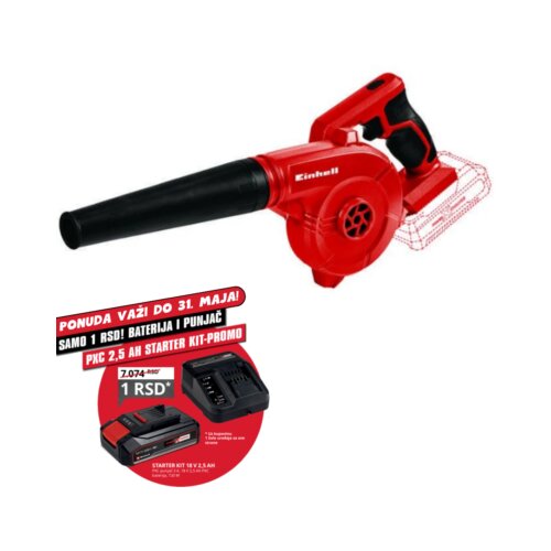 Einhell akumulatorski duvač te-cb 18/180 li-solo + gratis baterija i punjač Cene