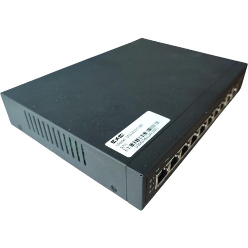 ExeLink SFG1010TUBP switch 1x10/100 base-tx(poe++), 7x10/100 base-tx(poe/poe+), 2x10/100/1000 base-t Slike