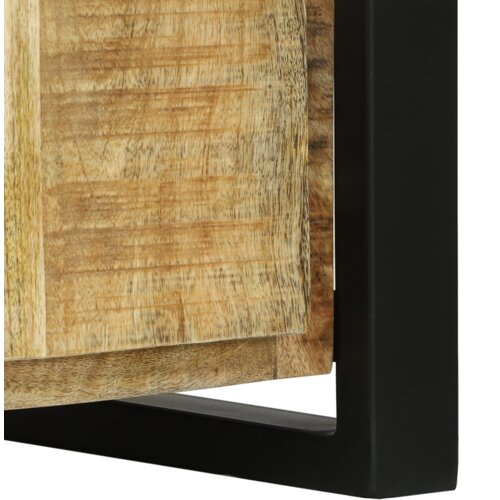 VidaXL klupa ormar 100x35x50 cm čvrsto drvo hrapavo mango Slike