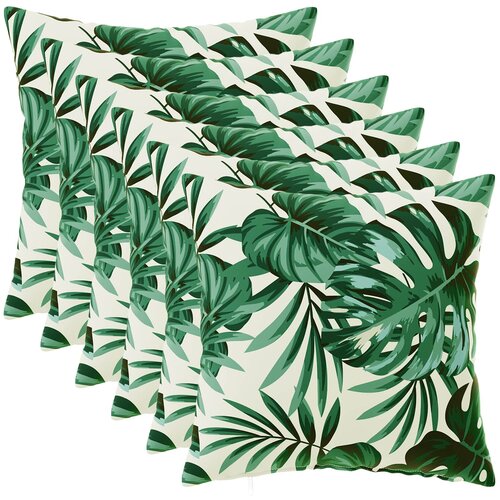  Presvlaka za jastuk 6 pcs HEERLEN Uzorak lista 45 x 45 cm Cene