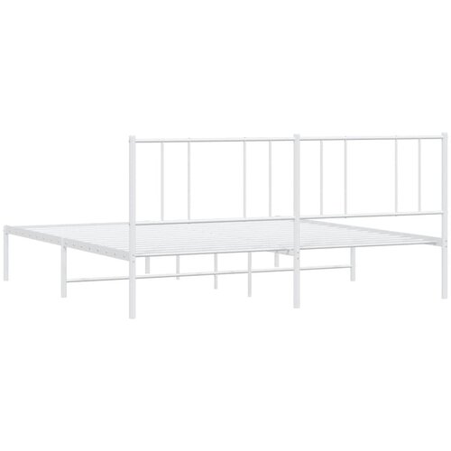  okvir za krevet s uzglavljem bijeli 183x213 cm Slike
