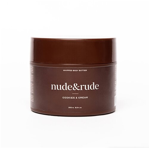 NUDE&RUDE cookies cream whipped body butter 225ml Cene