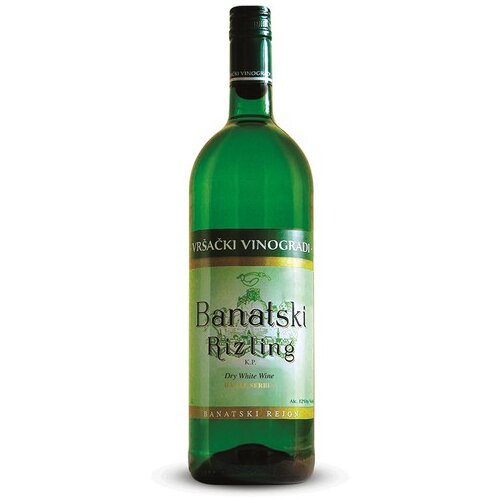 Vr&amp;scaron;ački vinogradi banatski rizling vino, 1L Slike