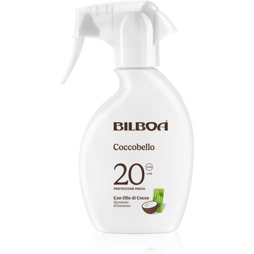 Bilboa Coccobello Trigger pršilo za sončenje s kokosovim oljem SPF 20 250 ml Cene