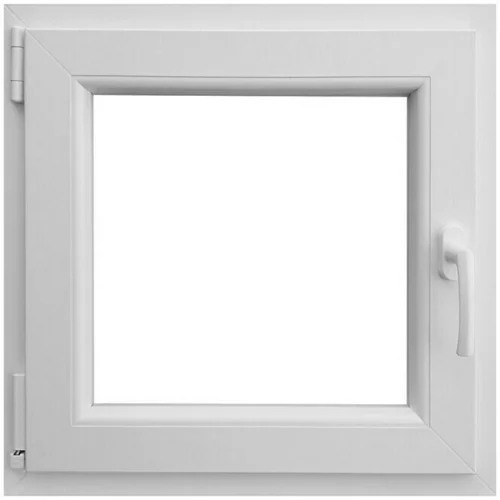 PVC prozor s kvakom (Š x V: 50 x 50 cm, DIN lijevo, Bijele boje)