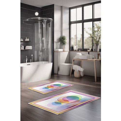  CT-5094 multicolor bathmat set (2 pieces) Cene