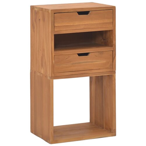The Living Store Omarica 40x30x76 cm trdna tikovina - Omarica, (21435111) Slike