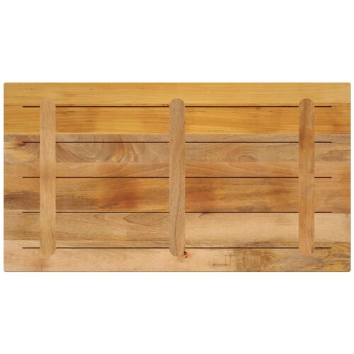  Ploča za stol 100x50x2,5 cm pravokutna masivno grubo drvo manga Slike